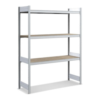 Ensemble de base pour baie de grande étagère Bito, 350 kg, 3 niveaux, galvanisé