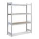 Ensemble de base pour baie de grande étagère Bito, 350 kg, 3 niveaux, galvanisé-1