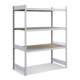 Ensemble de base pour baie de grande étagère Bito, 350 kg, 3 niveaux, galvanisé-1