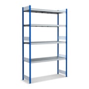 Ensemble de base de la baie Bito, 350 kg, 4 niveaux, RAL 5010 bleu gentiane