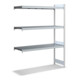 Grand rayonnage Bito, ensemble de baies supplémentaires, étagère, 350kg, 3 niveaux, RAL 7035 gris clair-1