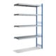 Ensemble de base de la baie Bito, 350 kg, 4 niveaux, RAL 5010 bleu gentiane-1