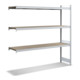 Grande étagère Bito, ensemble de baies d'appoint, 350 kg, en aggloméré, 3 niveaux, zingué-1