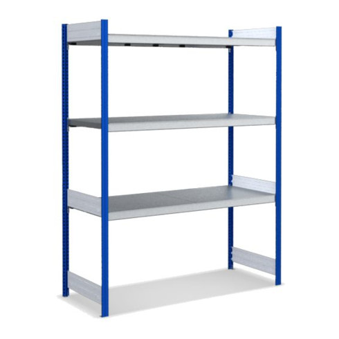 Bito Großfachregal Grundfeld Set, FachbodenRAL 5010 Enzianblau
