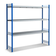 Bito Großfachregal Grundfeld Set, FachbodenRAL 5010 Enzianblau-1