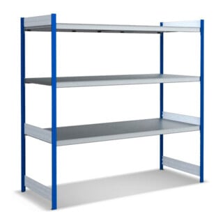 Bito Großfachregal Grundfeld Set, FachbodenRAL 5010 Enzianblau