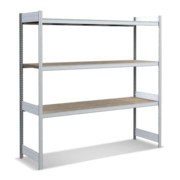 Bito Großfachregal Grundfeld Set, 350kg, Spanplatte, verzinkt