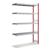 Bito Großfachregal Grundfeld Set, Fachboden RAL 3000 Feuerrot