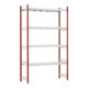 Bito Großfachregal Grundfeld Set, Fachboden RAL 3000 Feuerrot-1