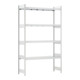 Bito Großfachregal Grundfeld Set, 350kg, 4 Ebenen, RAL 7035 Lichtgrau-1