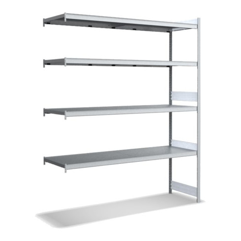 Bito Großfachregal Grundfeld Set, 350kg, Fachboden, glanzverzinkt