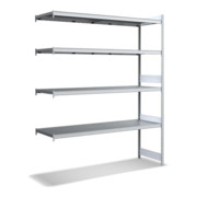 Bito Großfachregal Grundfeld Set, 350kg, Fachboden, glanzverzinkt