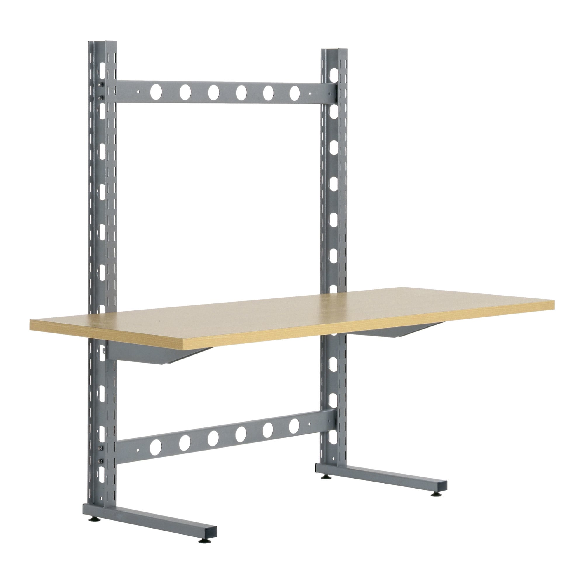 Bito Grundgestelle einseitig B 1306 mm x H 1785 mm x T 920 mm, graualuminium