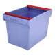 Bito Mehrwegbehälter mit Deckel/Bügel/Kufe / MBB64421 L600xB400xH423 mm, taubenblau