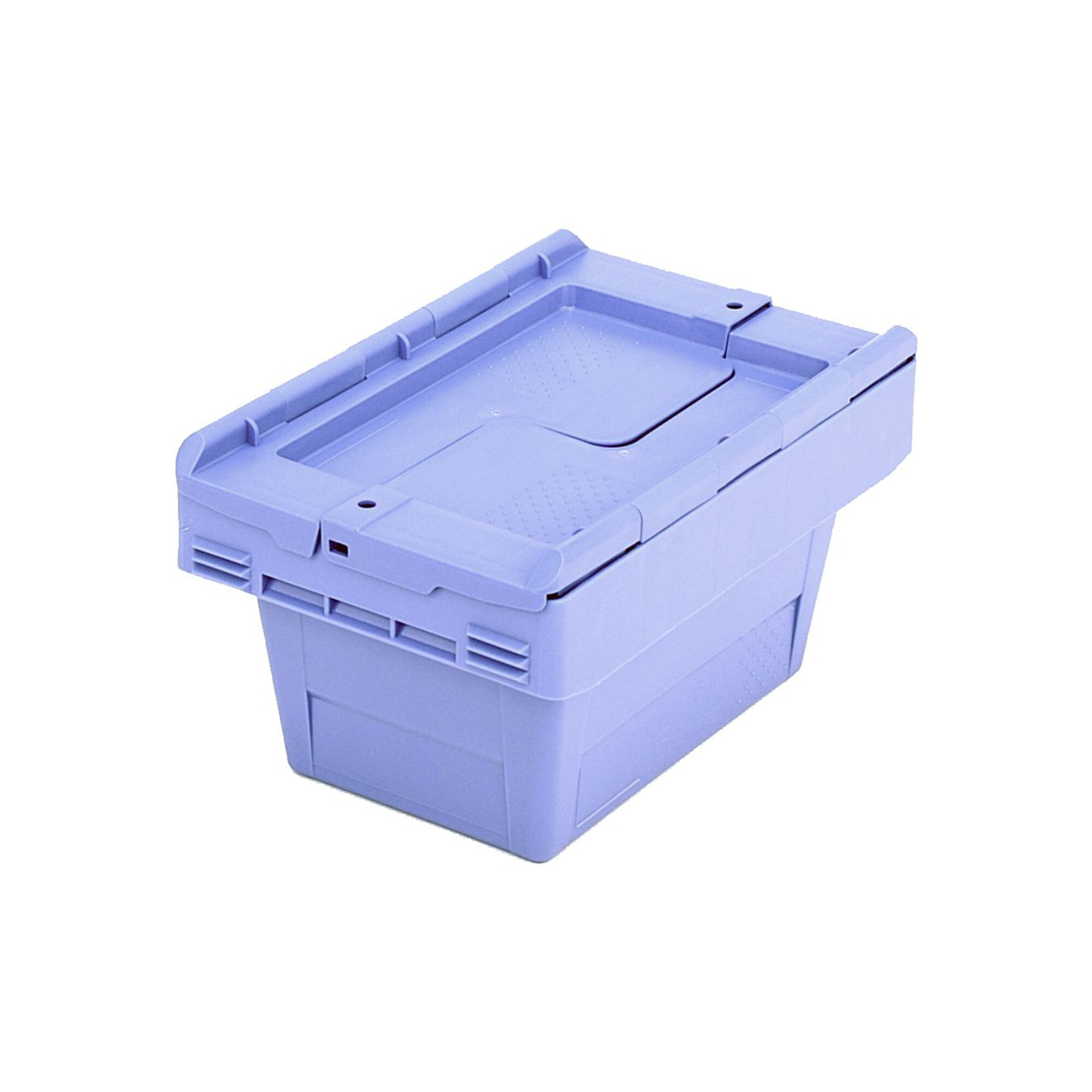 Bito Mehrwegbehälter mit Deckel/Bügel/Kufe / MBD32151 L300xB200xH170 mm, taubenblau