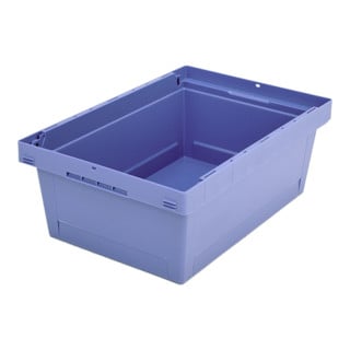 Bito Mehrwegbehälter ohne Zubehör/Gefahrgut / MB 64221 L600xB400xH223 mm, taubenblau