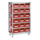 Bito Regalwagen ohne Kästen B 1068 mm x H 1815 mm x T 533 mm, verzinkt-1