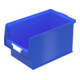 Bito Sichtlagerkasten PK Set inklusive Etikett / PK401 L350xB210xH200 mm, blau