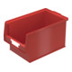 Bito Sichtlagerkasten PK Set inklusive Etikett / PK401 L350xB210xH200 mm, rot