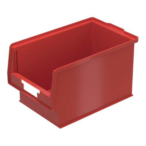 Bito Sichtlagerkasten PK Set inklusive Etikett / PK401 L350xB210xH200 mm, rot