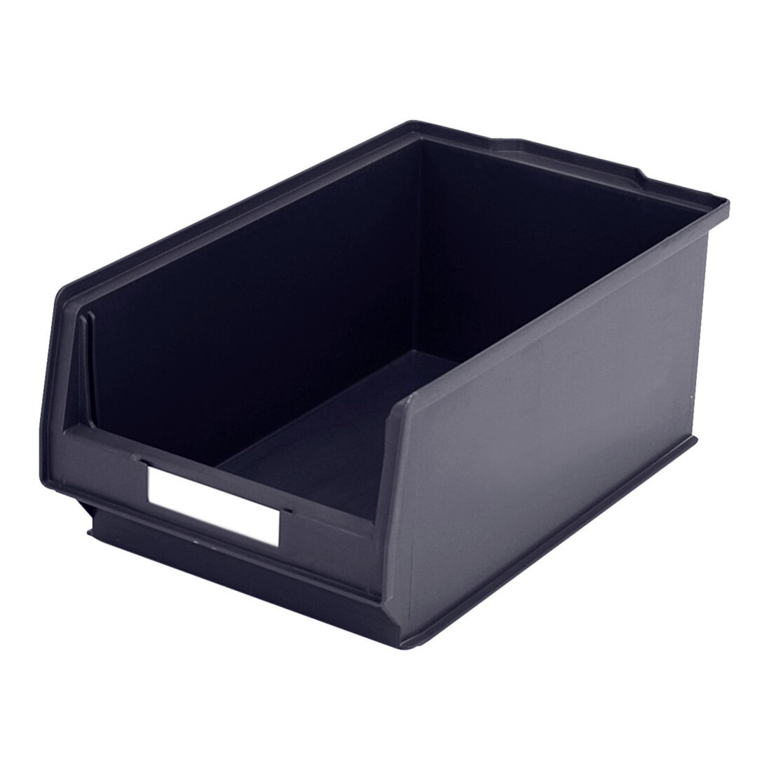 Bito Sichtlagerkasten-Set PK3 inklusive Etikett L350xB210xH145 mm, schwarz