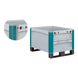 Bito Weitspann-Komplettregale 19-25814 B 1350 mm x H 2000 mm x T 800 mm
