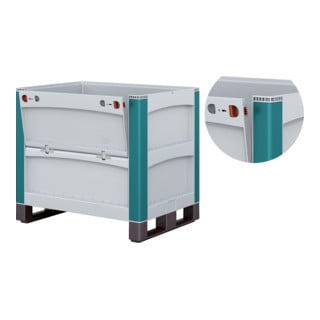 Bito Weitspann-Komplettregale 19-25822 B 2200 mm x H 2000 mm x T 800 mm