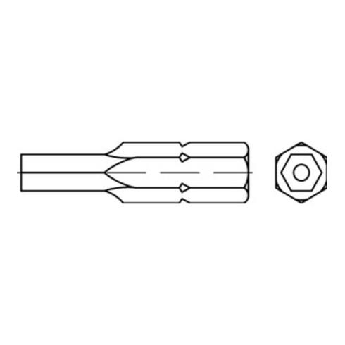 Bits f. ISK Aufn. SW 1/4 m. Zapfen f. M 10 S