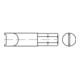 Bits f. Zweilochschr. Aufn.1/4 f. M 6 SP -1/4 S-1