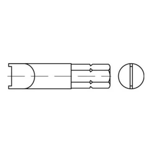Bits f. Zweilochschr. Aufn.1/4 f. M 6 SP -1/4 S