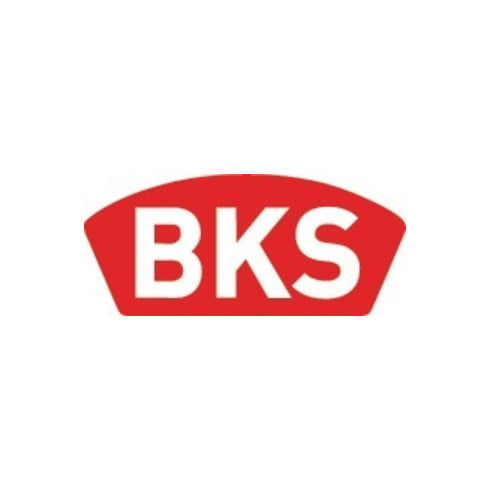 BKS Drehhebel-Rosette Secury Alu. F9016/verkehrsweiß