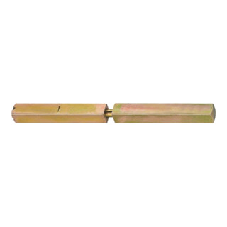 BKS Drückerstift 4YW 4-KT.9mm L.84 Schl.m.geteilter Nuss