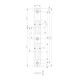 BKS Plaque de fermeture plate B-90000, 24x216 ronds acier inoxydable-4