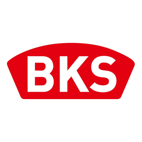BKS Serrure de porte coupe-feu B-1206 24/65/72/9mm DIN L 24mm rd