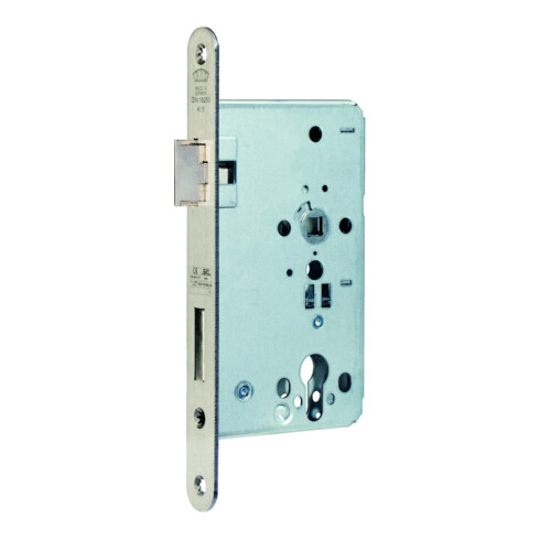 BKS Serrure de porte coupe-feu B-1206 24/65/72/9mm DIN R 24mm rd VA