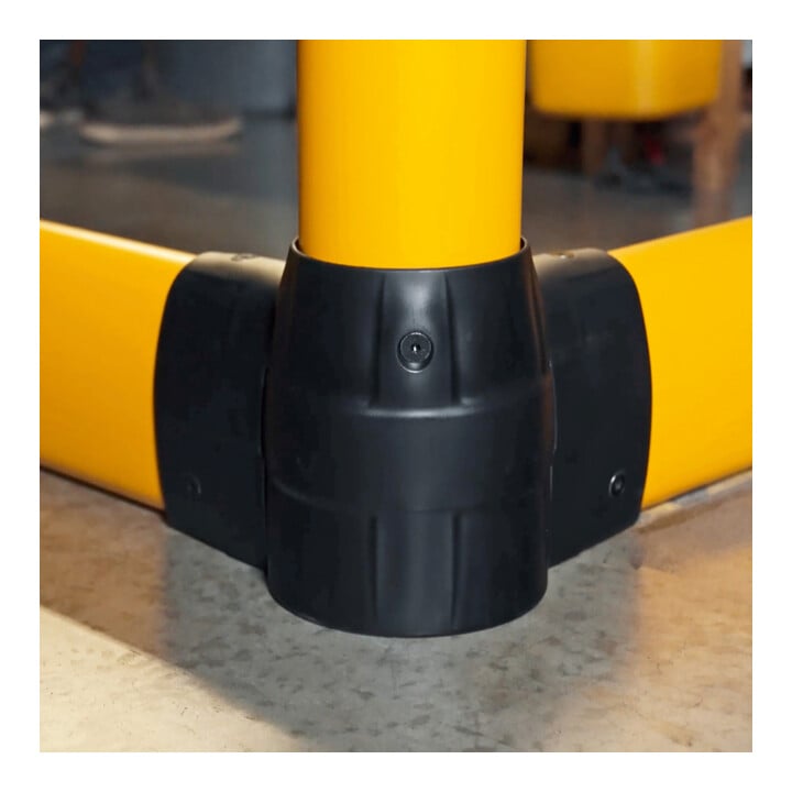 BLACK BULL FLEX+ Rammschutz-Geländer S-Line mit Unterfahrschutz Pfosten Anfang/Ende
