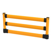 BLACK BULL FLEX+ Garde-corps anti-encastrement L-Line avec protection anti-encastrement inférieur-1