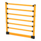 BLACK BULL Rammscherm FLEX+ High-Line met onderrijbeveiliging paal begin/eind