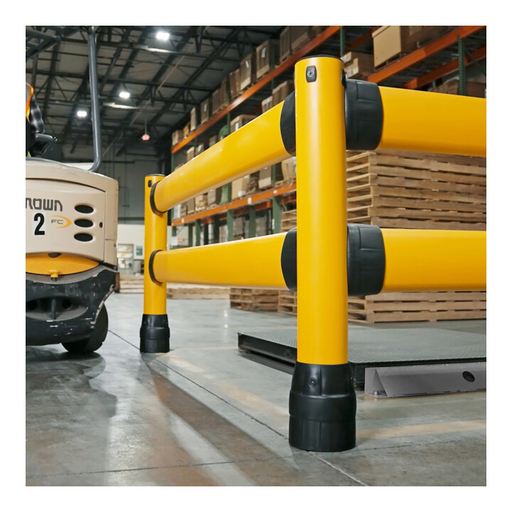 BLACK BULL Rammschutz-leuning L-Line paal begin/einde FLEX+
