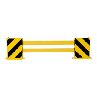 BLACK BULL Regalschutz-Planke Set C 1.700 2 Schutzwinkel 2 gelbe Planken B 700-2.100mm