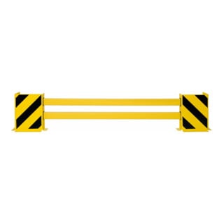BLACK BULL Set de planches de protection C 2.300 2 équerres de protection 2 planches jaunes L 2.300-2.700 mm