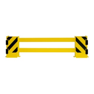 BLACK BULL Set de planches de protection d’étagère I 1 700 jaune avec roulettes B1700-2100mm