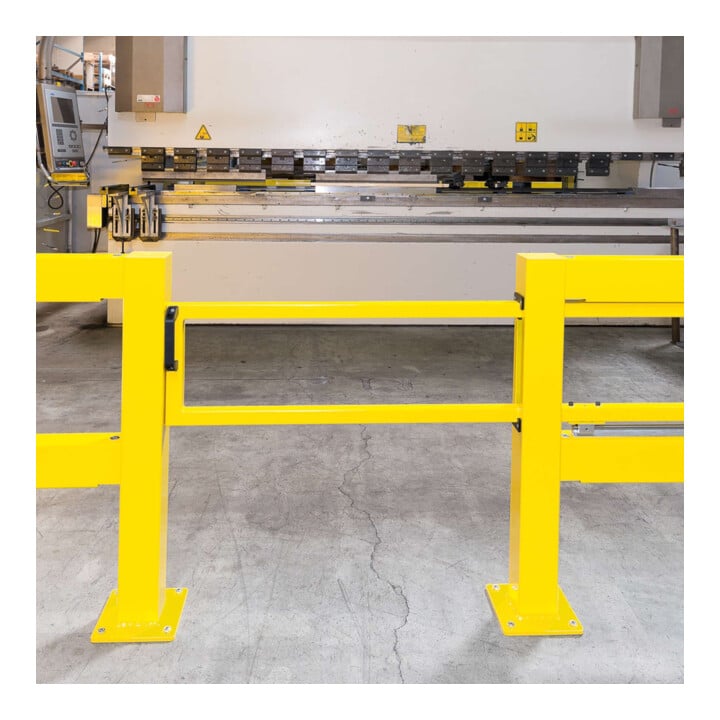 BLACK BULL Set de porte coulissante I 1.740-2.590 jaune pour fixation en applique