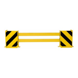 BLACK BULL Set planche de protection C 1.700, 2 équerres de protection, 2 planches jaunes I 700-2.100 mm