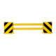 BLACK BULL Set planche de protection C 1.700, 2 équerres de protection, 2 planches jaunes I 700-2.100 mm