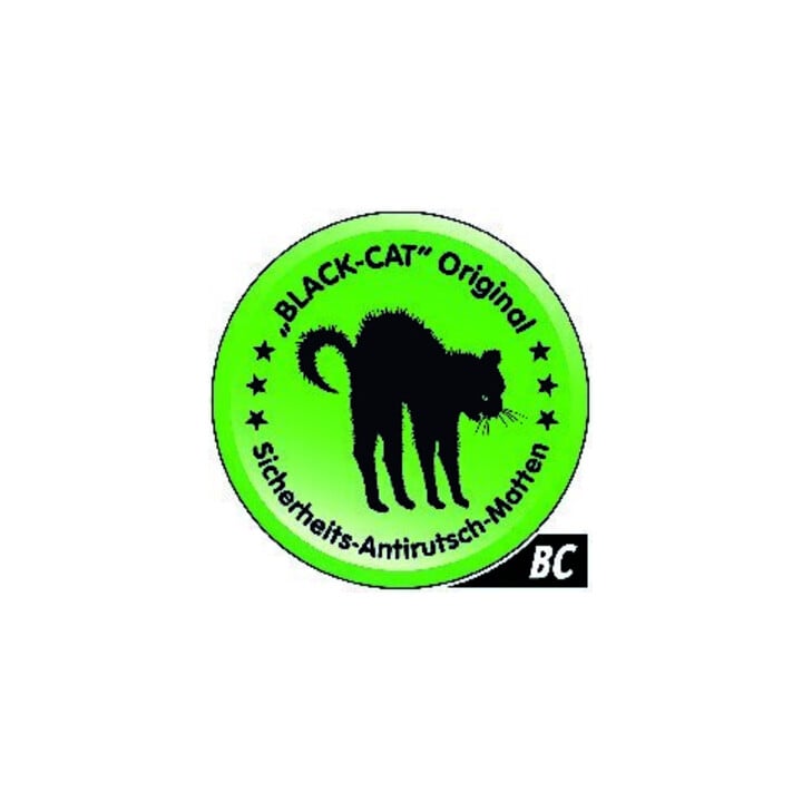 BLACK-CAT Permagrip Tapis de sol de sécurité -BCG- I.1,2m L.2,5m Ep.8mm bleu