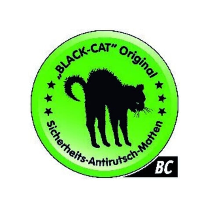 BLACK-CAT Tapis antidérapant de sécurité orig.-BC- L10m I0,3m P3,3mm 1 rl. WADO