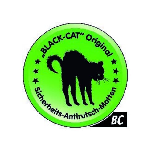 BLACK-CAT Tapis antidérapant de sécurité orig.-BC- L10m I0,6m P3,3mm 1 rouleau WADO