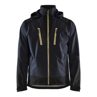 Blakläder Giacca softshell, blu scuro/giallo, taglia unisex 2XL