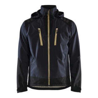 Blakläder Giacca softshell, blu scuro/giallo, taglia unisex L